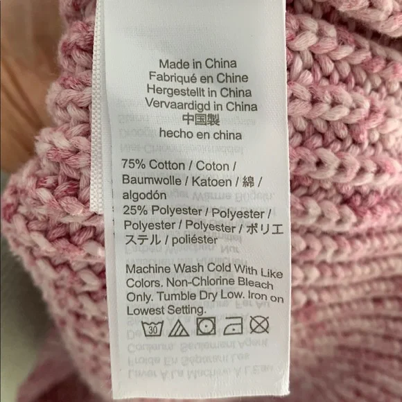 J. Crew Heathered Pink Crew Neck Sweater Size S - Picture 6 of 6